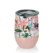 Kovinski termo lonček Bioloco Office 420ml, Marsh flowers