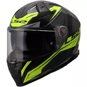 Integralna motociklistička kaciga LS2 FF811 Vector II C Savage sjajna HV žuta