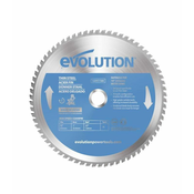 EVOLUTION Žagin list, 255mm, 70 zob, za tanko jeklo