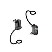 INF 240W USB-C moški na moški 3D adapter pod pravim kotom - 120Gbps prenos podatkov (2 kosa) Black, (5000291533)
