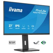 iiyama XB2797QSU-B1 ProLite Monitor 27 IPS QHD 75Hz 350cd 1000:1 2xHDMI DP USB HUB HAS