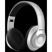 XPLORE slušalke XP5910 BT FM/SD, srebrne