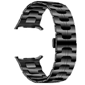 INF Pašček iz nerjavečega jekla Iron Man za Samsung Galaxy Watch7 47mm Black, (22136148)