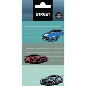 Etikete šolske za zvezke cars 1/9