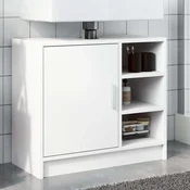 Ormaric za umivaonik bijeli 63 x 29 x 55 cm konstruirano drvo