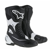 Alpinestars SMX-S črno-beli motoristični škornji