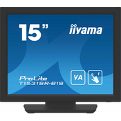 iiyama ProLite T1531SR-B1S LED Monitor – 38 cm (15”);)