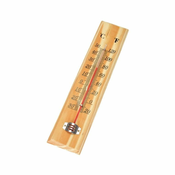 Sobni termometer/zunanji les 26x6cm PERFECT