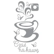 shumee Nalepke ZA kuhinjo nalepka skodelice kava kavna srca 100 x 50 cm G263_074