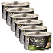 Miamor Feine Filets Naturell piščanec & zelenjavo 6 x 80 g