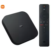 XIAOMI Mi TV Box S 2nd Gen medijski predvajalnik, 4K Ultra HD, GoogleTV, Chromecast, Dolby, Bluetooth 5.2, WiFi, HDMI, črn