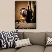 Wallity Dekorativna slika na platnu, 70x100cm, Šarena