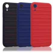Maska Ribbed za Samsung J6/J600F (2018) EU crvena