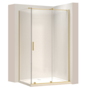 Tuš kabina REA Montana Gold Brush 100x100