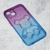 Ovitek Violet bear Tip 2 za Apple iPhone 13, Teracell, vijolična
