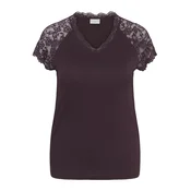 KAFFE CURVE Bluza KCCarli temno liila