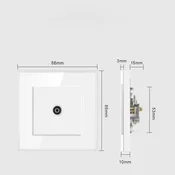 SmartHome Zidna antenska uticnica, Bela