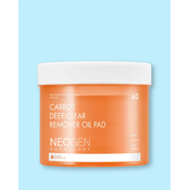 Neogen Hidrofilne blazinice za čišćenje s uljem mrkve Dermalogy Carrot Deep Clear Oil Pad - 60 kom / 150 ml