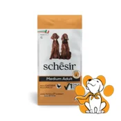 Schesir Dog Medium, Chicken 12kg, Hranu Za Odrasle Pse Srednjih Rasa