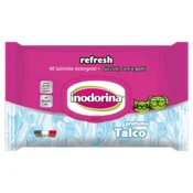 Inodorina Vlažne maramice Refresh Talcum, 40 kom