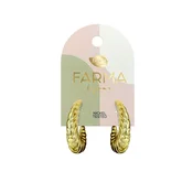 Farma Bijoux Hipoalergene naušnice Bug Hoops Gold Wow4