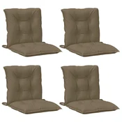 Vidaxl Blazina za stol 4 kosi melanž taupe 100x50x7 cm blago