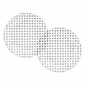Jedilni krožnik BOSSA NOVA 28 cm, set 2 kosov, steklo, Nachtmann