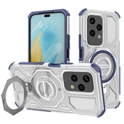 Hibridni ovitek Carbon Shield Pro za Honor 200 Lite - blue transparent