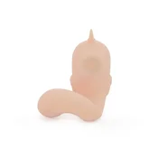 Unihorn C Horse vibrator s stimulatorjem klitorisa Coral Throb 16 cm