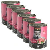 Konzerve za macke Leonardo, perad 6 x 800 g