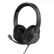 Trust slušalice AYDA MAX USB HEADSET/USB-C, USB-A/crne