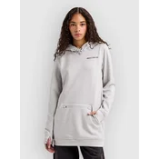 Burton Oak Long ženski pulover s kapuco gray cloud htr