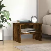 Vidaxl vidaXL Nočna omarica dimljen hrast 40x30x30 cm