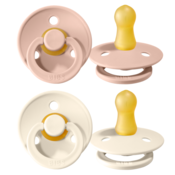 BIBS Colour dude (okrugle kaučuk) – Ivory/Blush