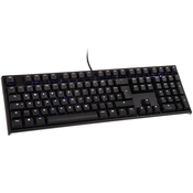 Ducky ONE 2 Backlit PBT Gaming Tastatur, MX-Blue, weiße LED - schwarz DKON1808S-CDEPDAZW1
