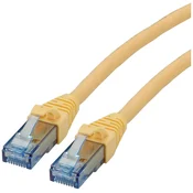 ROLINE Roline 21.15.2729 RJ45 omrežni kabel\, Patch kabel CAT 6a U/UTP 20.00 m rumena 1 kos, (20420797)