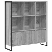 Vidaxl Knjigovni omar 2 szt. Siva Sonoma 99,5 x 30 x 108 cm