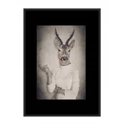 shumee PLAKAT ZA SLIKE V OKVIRJU 43x33 cm Chamois P774