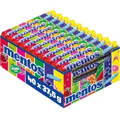 Mentos Rainbow sadni žvečljivi bonboni v škatli 40 x 37,5 g