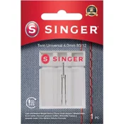 Singer 4 mm 1x80 Dvojna šivalna igla
