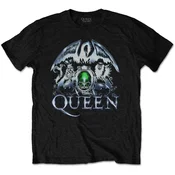 Queen Metal Crest Black XL Košulja