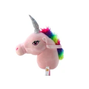 Plišasta glava samoroga na palici Hobby Horse Unicorn Roza zvoki