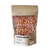 GymBeam Hazelnuts 500 g bez okusa