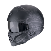SCORPION  Exo-combat Ii Spiderweb Matt Black / Silver