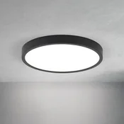 ORION LED stropna svjetiljka Disc, crna O 24 cm, CCT metal/plastika - Dnevni boravak/blagovaonica - Moderan - crno-bijelo - Aluminij