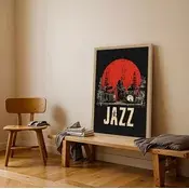 Wallity Dekorativna uramljena slika, 55x75cm, Šarena