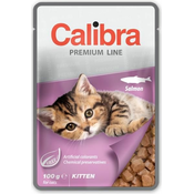 Calibra Cat pocket Premium Kitten Salmon 100g