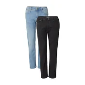 JACK & JONES Kavbojke JJICLARK JJORIGINAL svetlo modra / črna