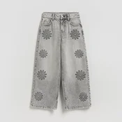 Reserved - Wide leg farmerke s vezom