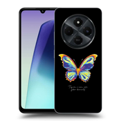 Silikonski črni ovitek za Xiaomi Redmi 14C - Diamanty Black